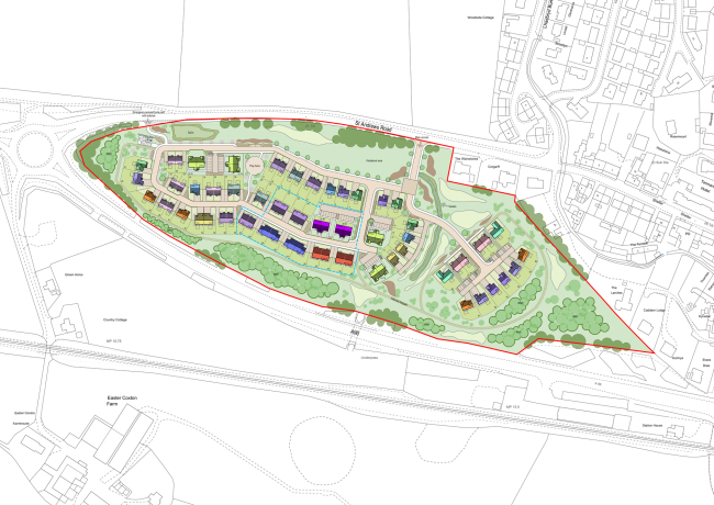 Lhanbryde site plan