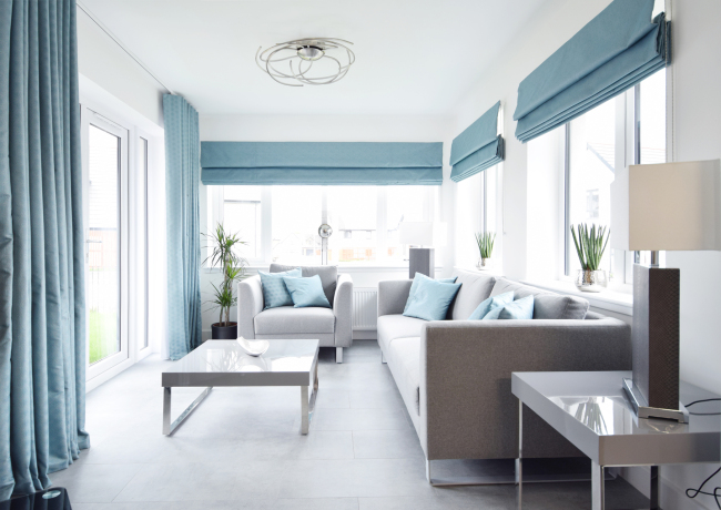 Sunroom in a Springfield show home