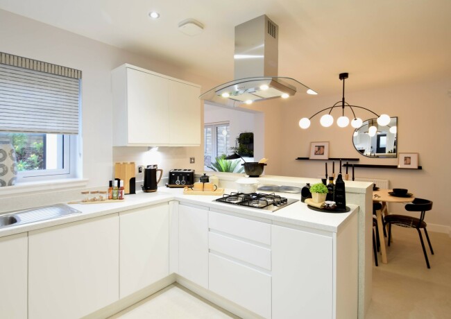Gartcosh show home kitchen