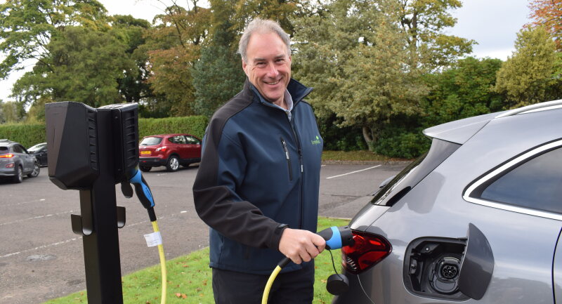 Springfield s first employee to collect his electric company car