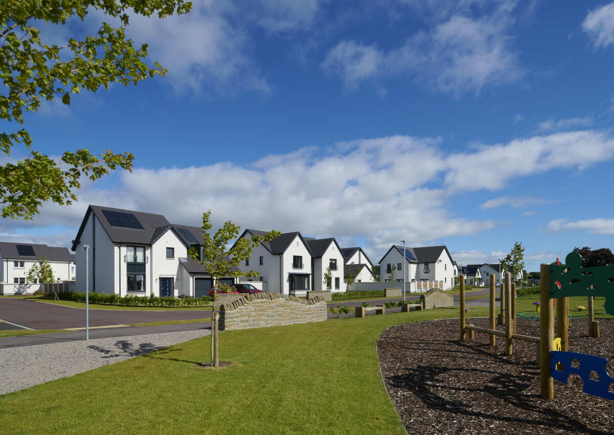 Artist Impression of the new phase of homes at the Tulloch Homes development, The Maples, Ness Side. 