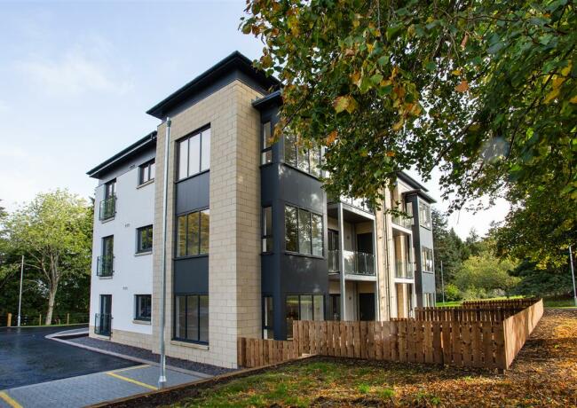 Drummond Hill apartment block exterior in Inverness