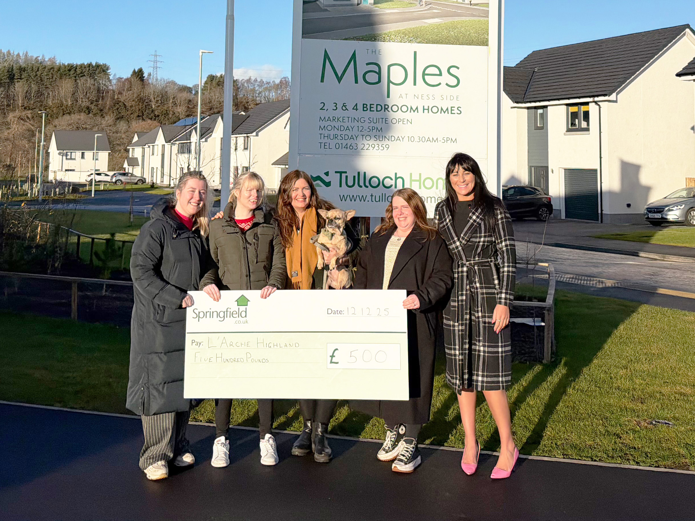 L'Arche Highlands donation