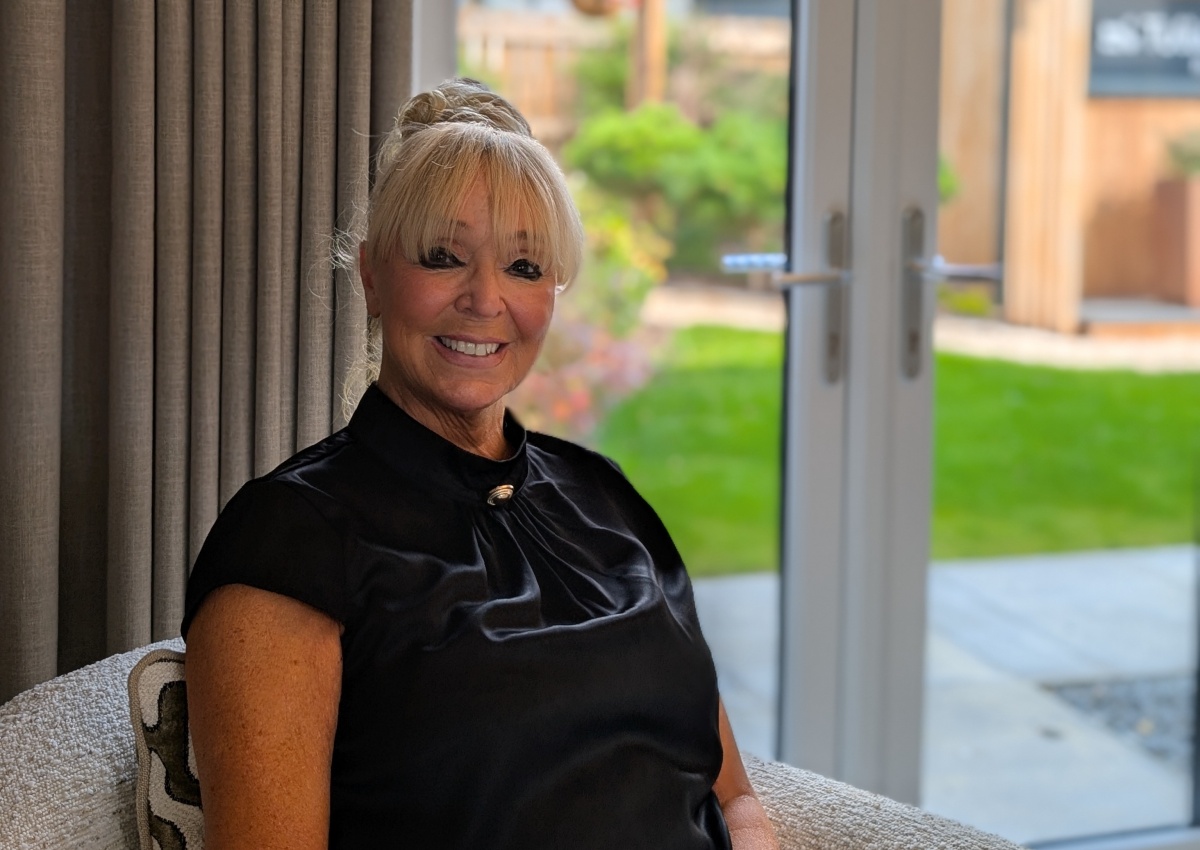 Jacqui O'Rourke in the Spey Green show home.